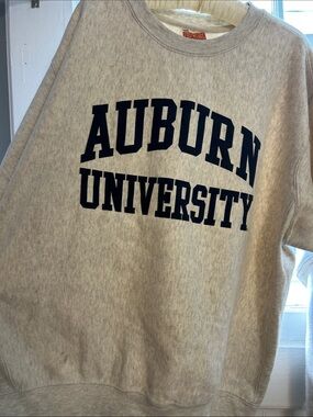 War Eagle! Auburn University Pro-Weave Fleece Sweatshirt | Gray | Large